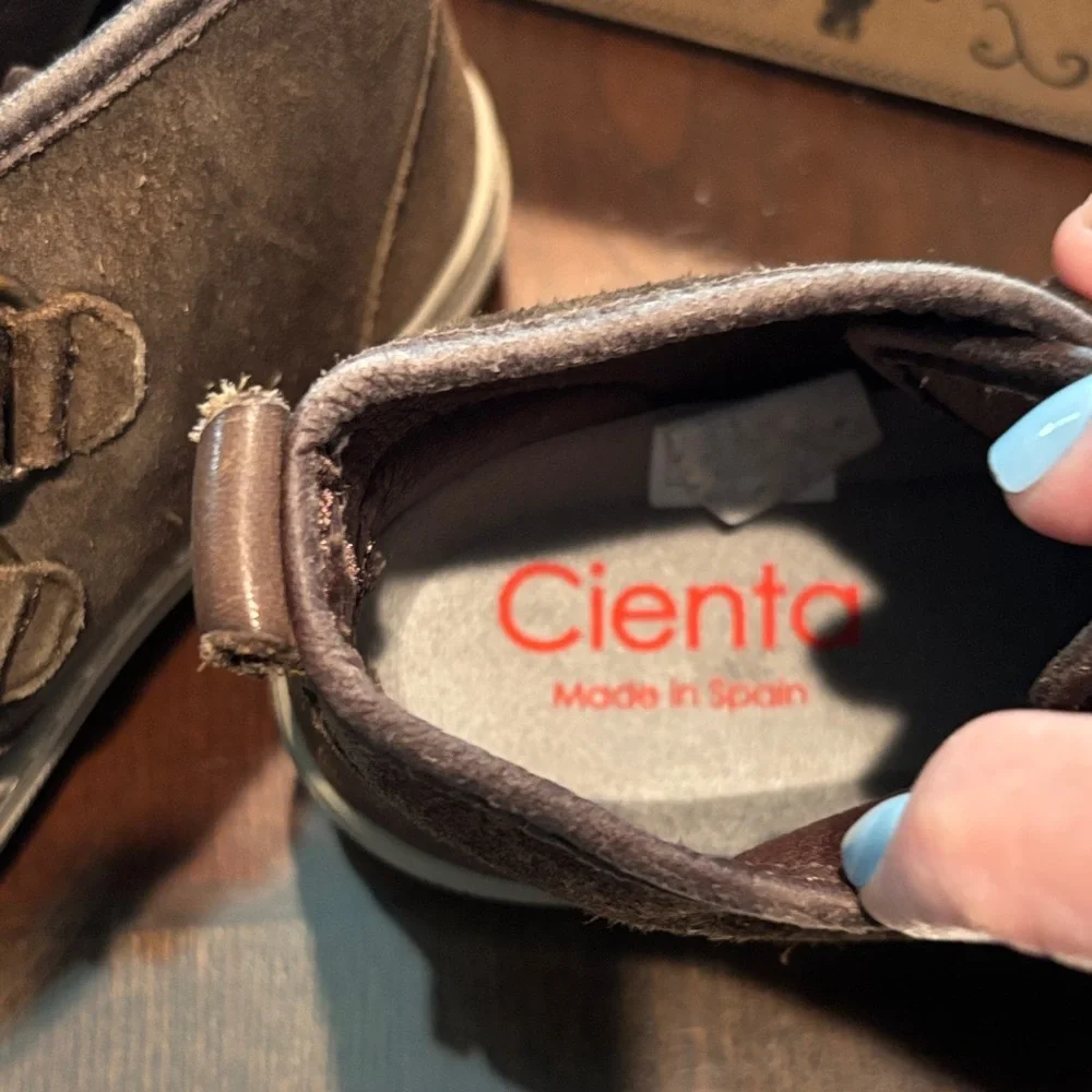 Cienta Brown Suede Kids Boot Sneakers